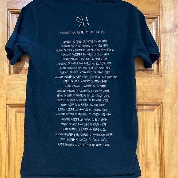 Sia Tour Adult T Shirt - Picture 6 of 6